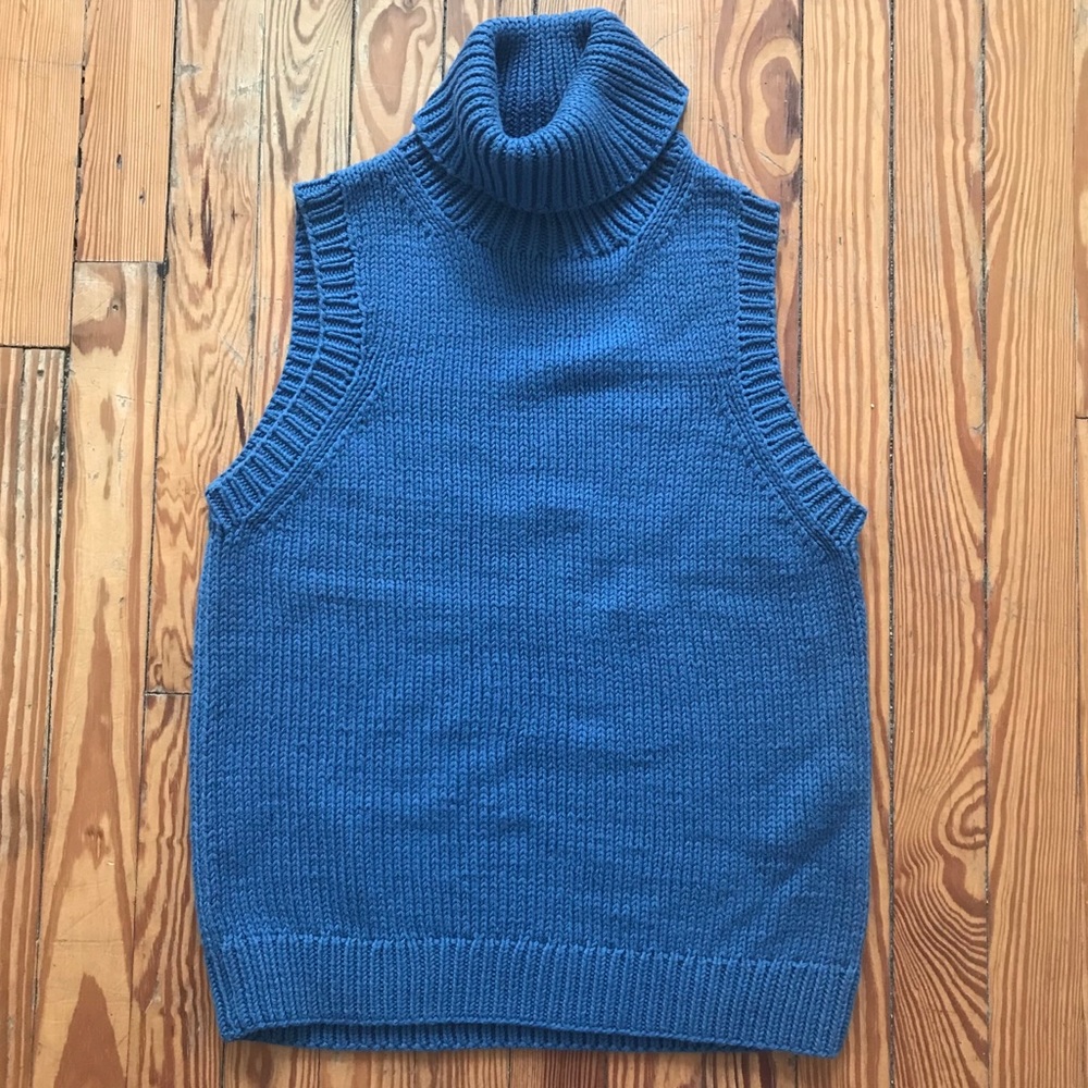 KORS by Michael Kors sleeveless turtleneck sweater